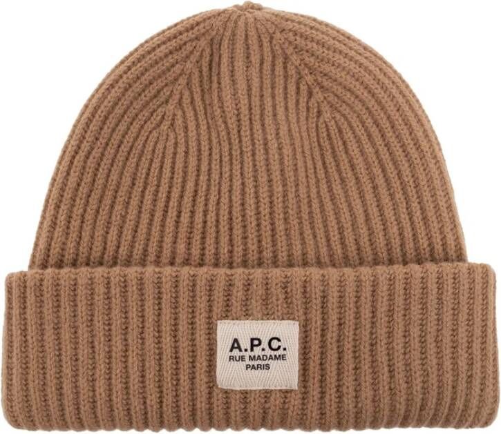 A.p.c. Mannen & Accessoires hoeden caps wvbbr.m25071 , Beige, Heren