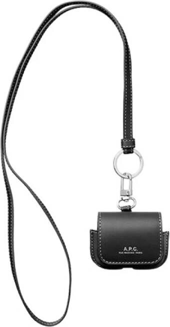 A.p.c. Telefoon accessoires , Zwart, Unisex