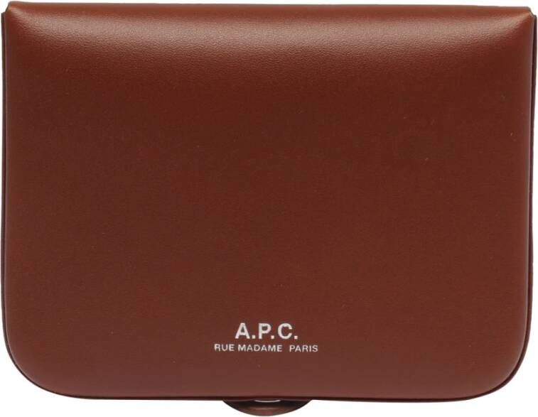 A.p.c. Portefeuilles Bruin Heren