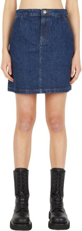 A.p.c. Spijkerrokken Blauw Dames