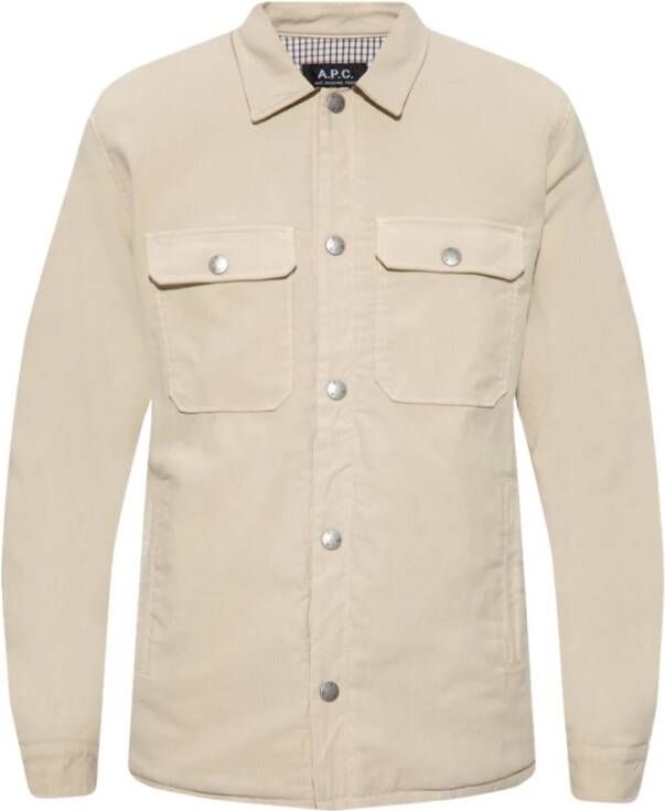 A.p.c. Zomerjassen Beige Heren