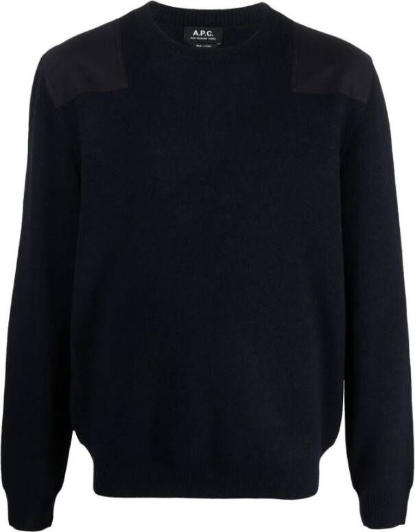 A.p.c. Truien & Vesten Blauw Heren