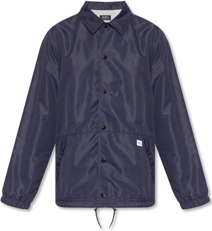 A.p.c. Zomerjassen Blauw Heren