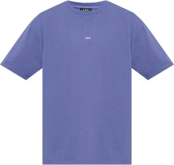 A.p.c. Kyle T shirt , Paars, Heren