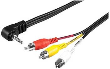 Goobay Audio & Video 3.5mm/3x RCA Kabel 1.5m