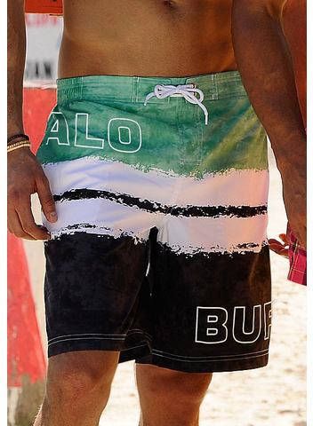 Buffalo Zwemshort met logoprint