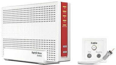 AVM FRITZ!Box 6690 Cable International Draadloze Router Kabelmodem Dual band