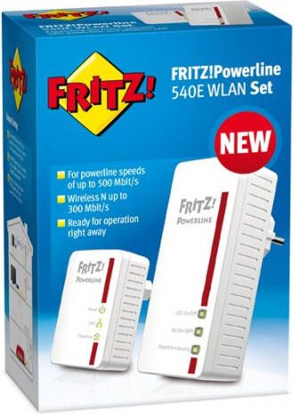 AVM FRITZ!Powerline 540E WLAN Set International