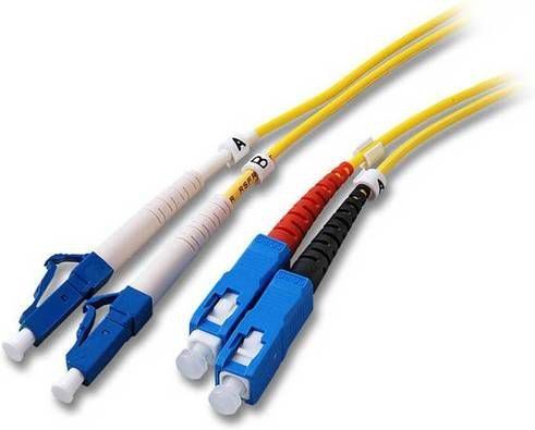 EFB Elektronik Duplex Jumper LC/SC 9/125µ OS2 LSZH, 10 meter
