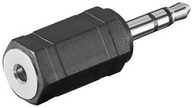 goobay Adapter 3, 5mm naar 2, 5mm Stereo Adapter