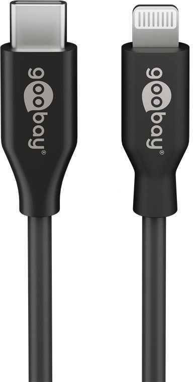 goobay Lightning USB C oplaad en synchronisatiekabel Kabel