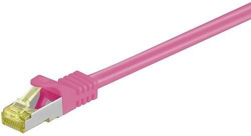 goobay RJ 45 patchkabel Cat 6.a S/FTP(PIMF ), met Cat.7 kabel 2m Kabel