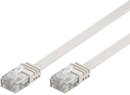 goobay Patchkabel Cat5e U/UTP plat, 20m Kabel