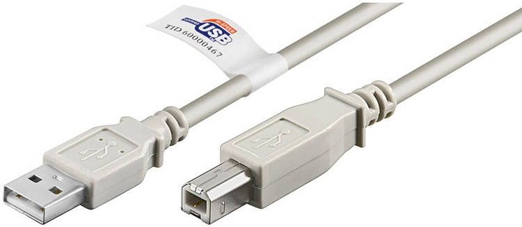 goobay USB 2.0 Kabel, USB A > USB B Kabel
