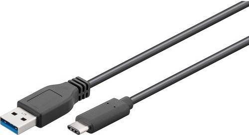 goobay USB C USB A 3.0 kabel, 3, 00m Kabel