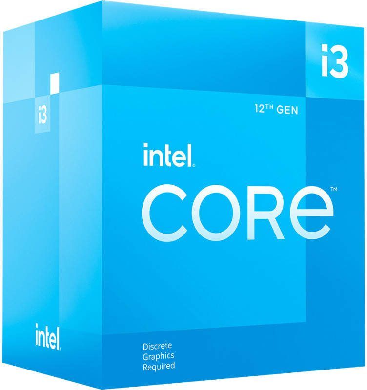 Intel® Core i3 12100F, 3, 3 GHz(4, 3 HGz Turbo Boost)Processor