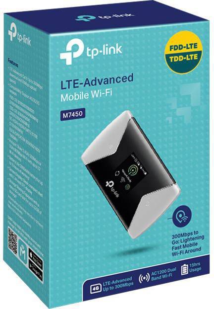 TP-Link 300Mbps LTE Advanced Mobiele Wifi M7450 LTE mobile hotspot