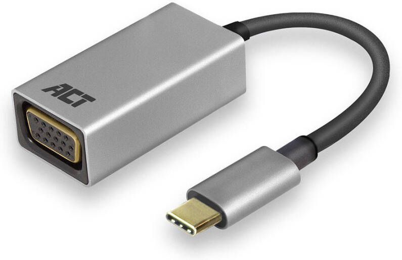 ACT USB C naar VGA female adapter, kabel