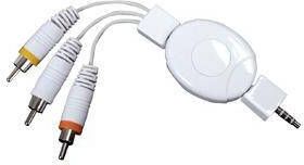Konig iPod AV kabel 3, 5mm naar 3x RCA