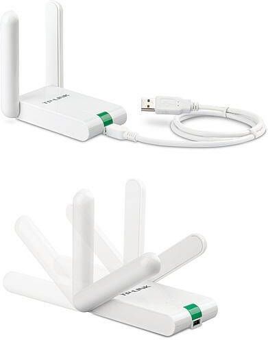 TP-Link TP Link WIRELESSN300USB Desktop accessoire Wit