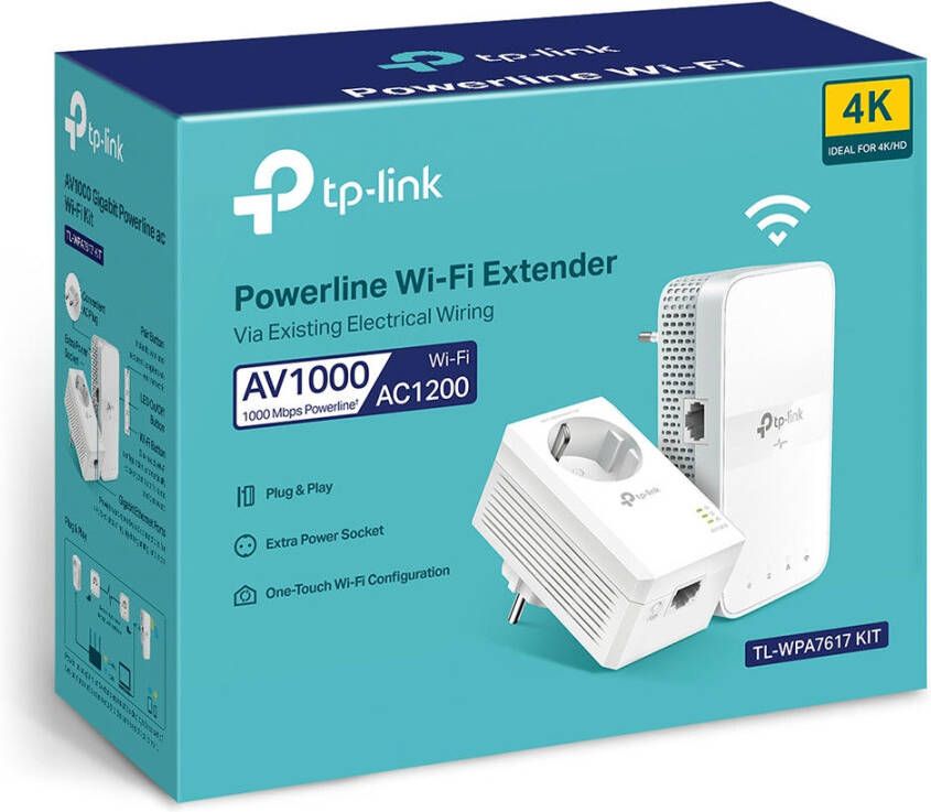 TP-Link TP Link TL WPA7617 KIT wifi versterker kit