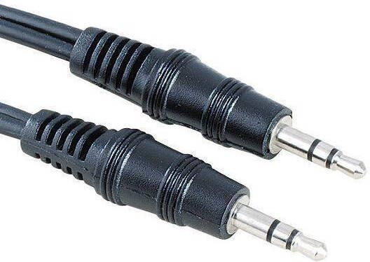 Merkloos Valueline 1 Meter Audio Aux Kabel 3.5mm Naar 3.5mm Male Jack